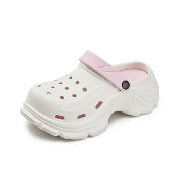 EXULL Q Clogs Women's White Pink