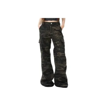 PLUSONEONE+ Cargo Pants Women's Camouflage