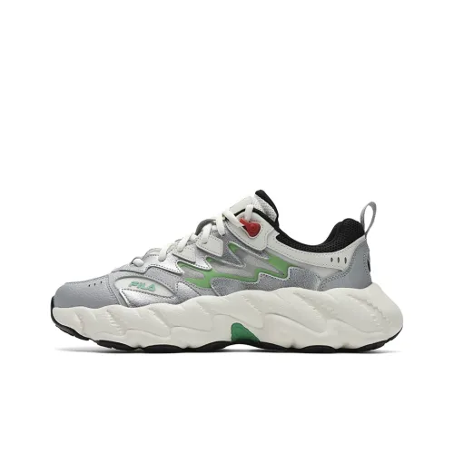 FILA Modern FERN 2 Fern Sneakers 2 Low Top Casual Shoes Men's White Silver