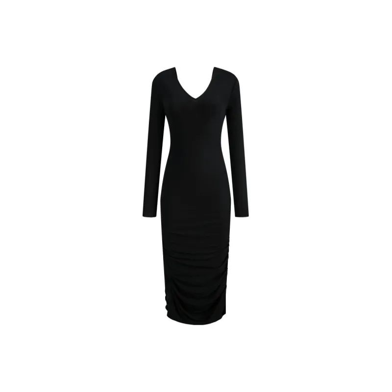 ARMANI EXCHANGE Long Sleeved Dresses Women's Black-0