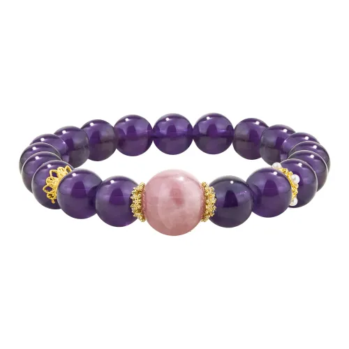 AJIDOU Amethyst Bracelets Unisex