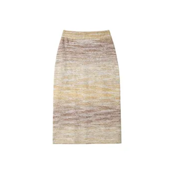 THE SEA LIFE Knit Long Skirt Women's Assistance Light Color