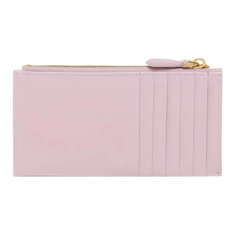 PRADA Saffiano Leather Card Holder Women's Snow Pink-1