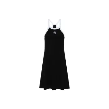 Marine Serre Moon Embroidered Sleeveless Dress