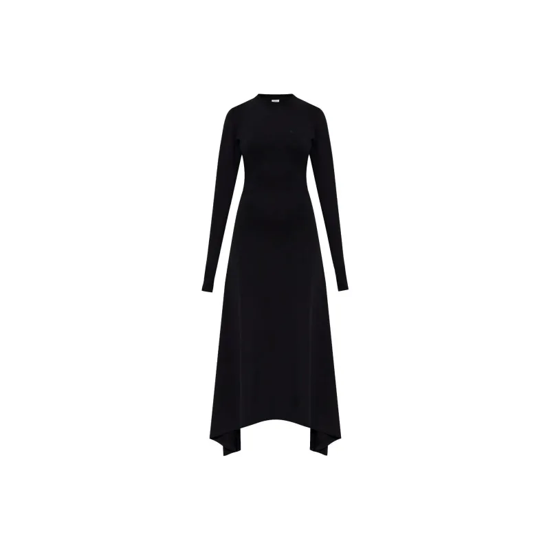 Vetements Logo Embroidered Long Sleeved Dress-0