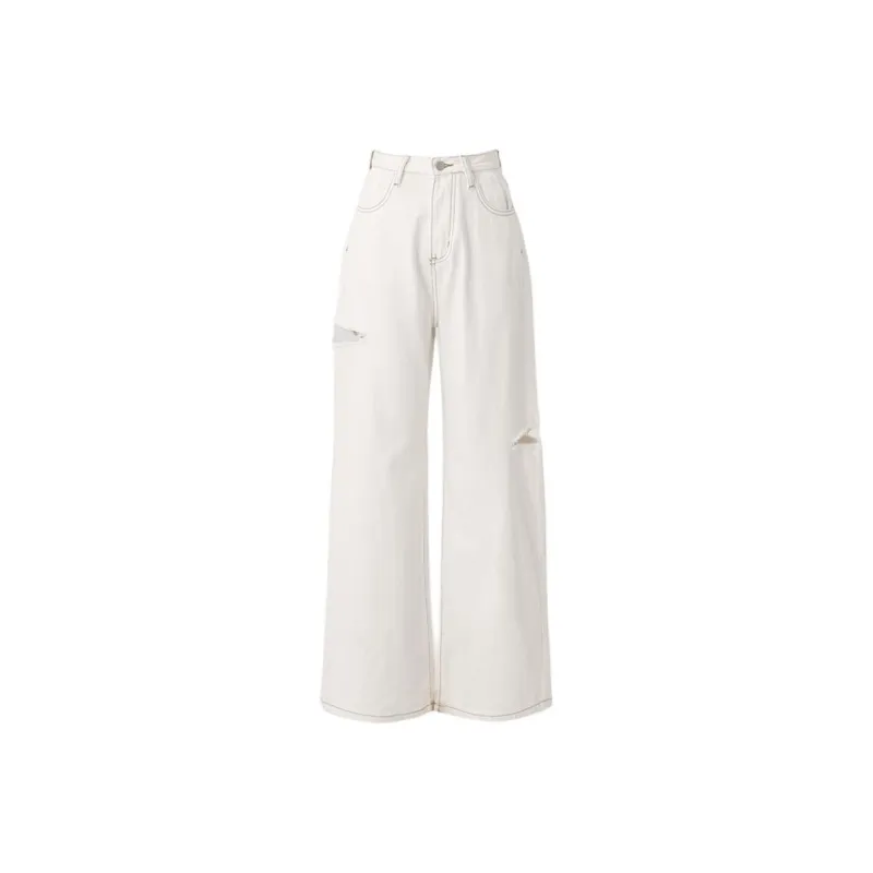 Aros Super Shopping Jeans Women's White-0