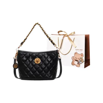 ERANGBEAR PU Crossbody Bag Women's Black/White/Yellow/Pink/Silver/Blue