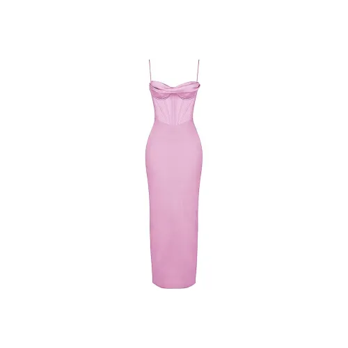 HOUSE OF CB CHARMAINE Slip Dress Women's Pink/Pink