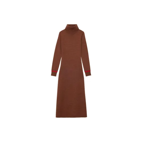 INES DE LA FRESSANGE Long Sleeved Dress Women's Brown