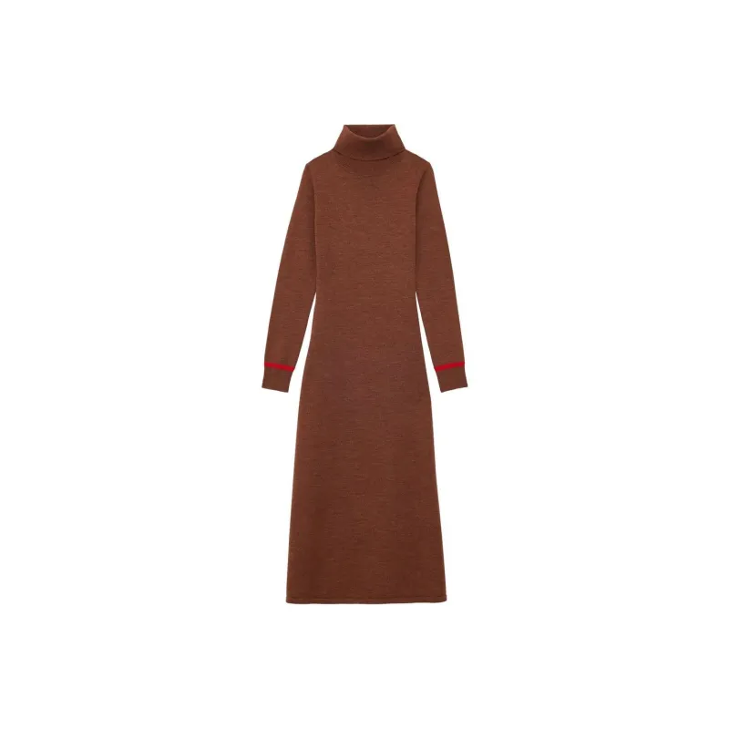 INES DE LA FRESSANGE Long Sleeved Dress Women's Brown-0