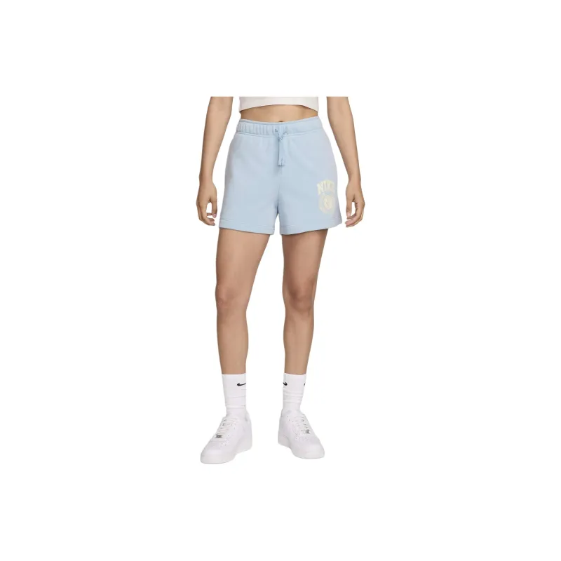 Nike Sportswear Club Fleece Women's Mid-Rise Graphic Shorts-0