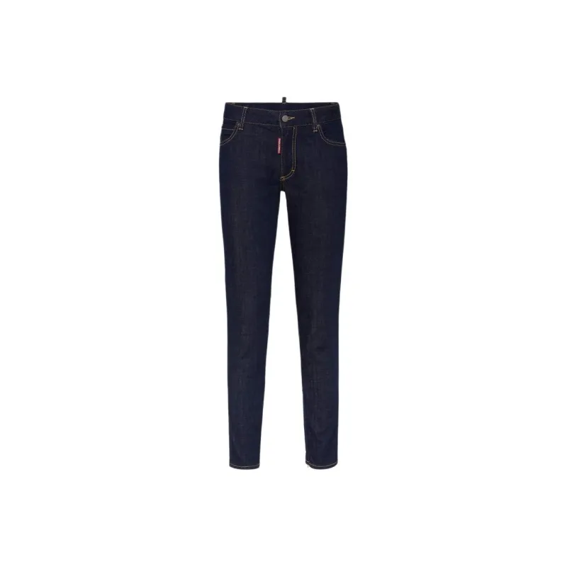 DSQUARED 2 Contrast stitching Skinny Jeans-0