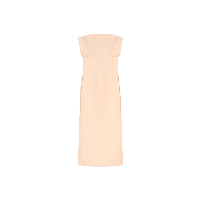 SportMa Adito Collection Origami Dress Sleeveless Dress Women's Pink-0