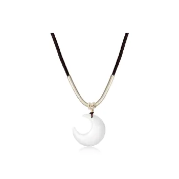 CMFY Glass Cat Eye Jade Necklaces Unisex