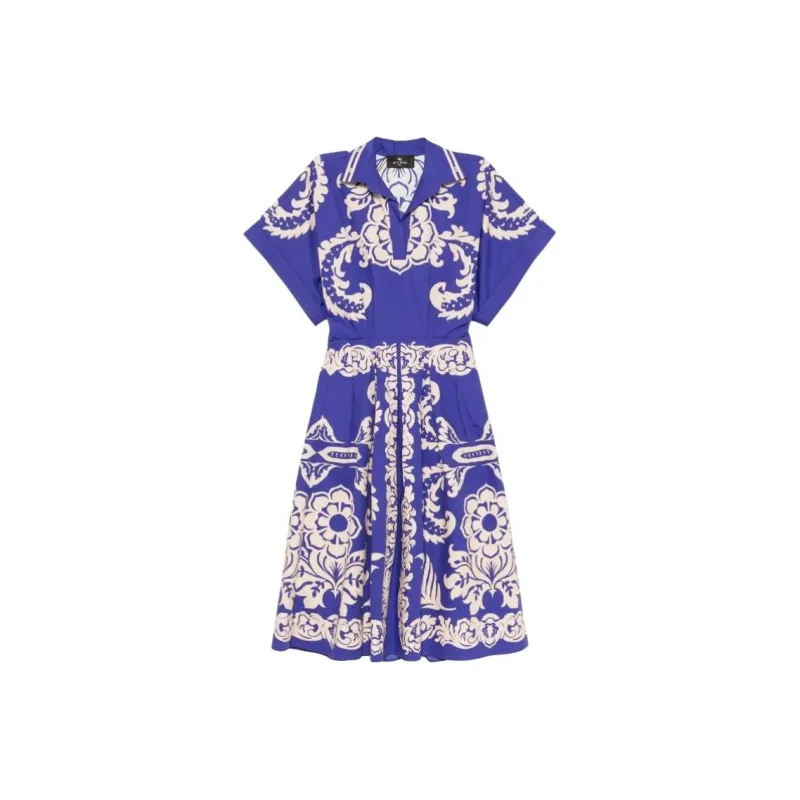 ETRO Printed Midi Dress-0