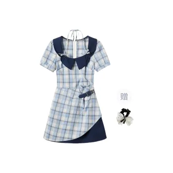 TUSHIFEI Short Sleeved Dress Women's