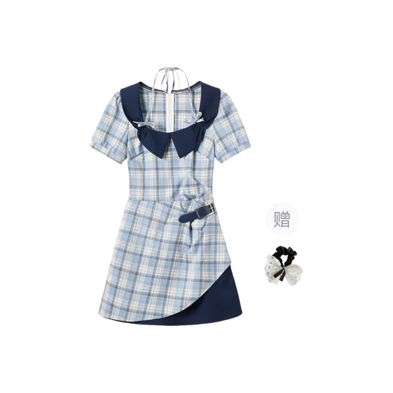 TUSHIFEI Short Sleeved Dress Women's-0