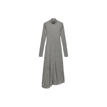 ZARA Long-Sleeved Dresses Women's Gray