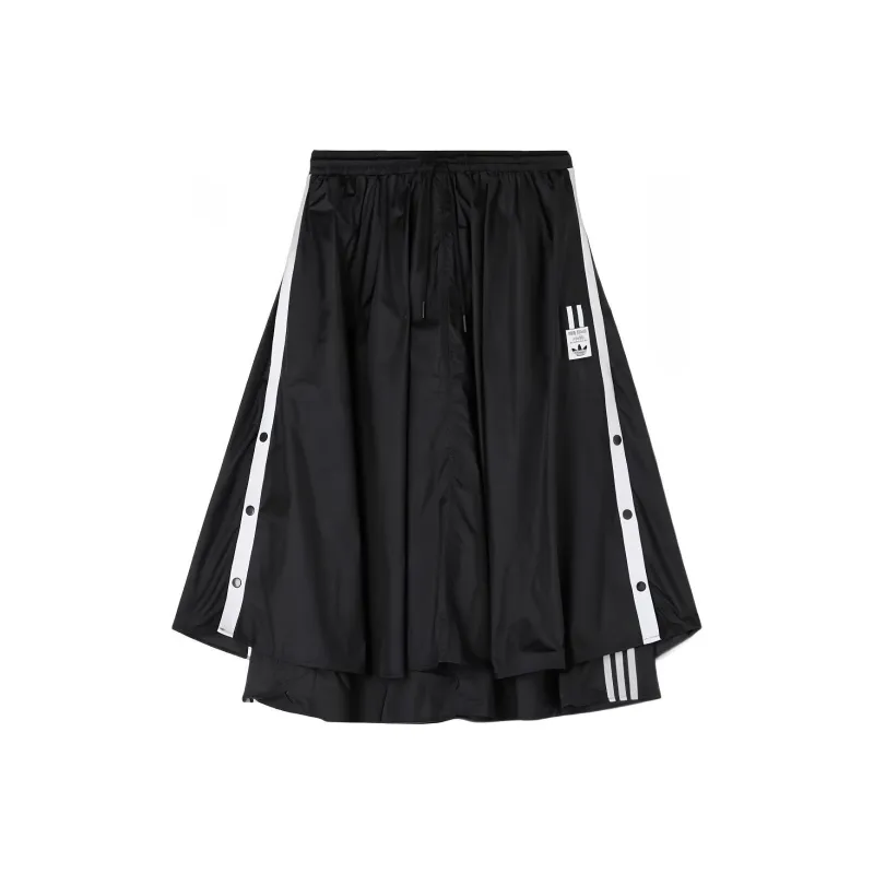 Adidas Originals Casual Long Skirts Women's Black-0