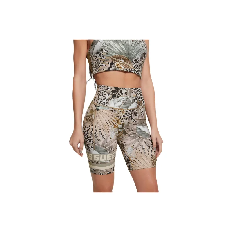 GUESS Eco Carlene Biker Shorts Casual Shorts Women's Multicolor-0