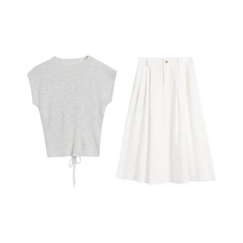 TWOPLUMGIRLS Two Piece Skirt Sets Women's-0