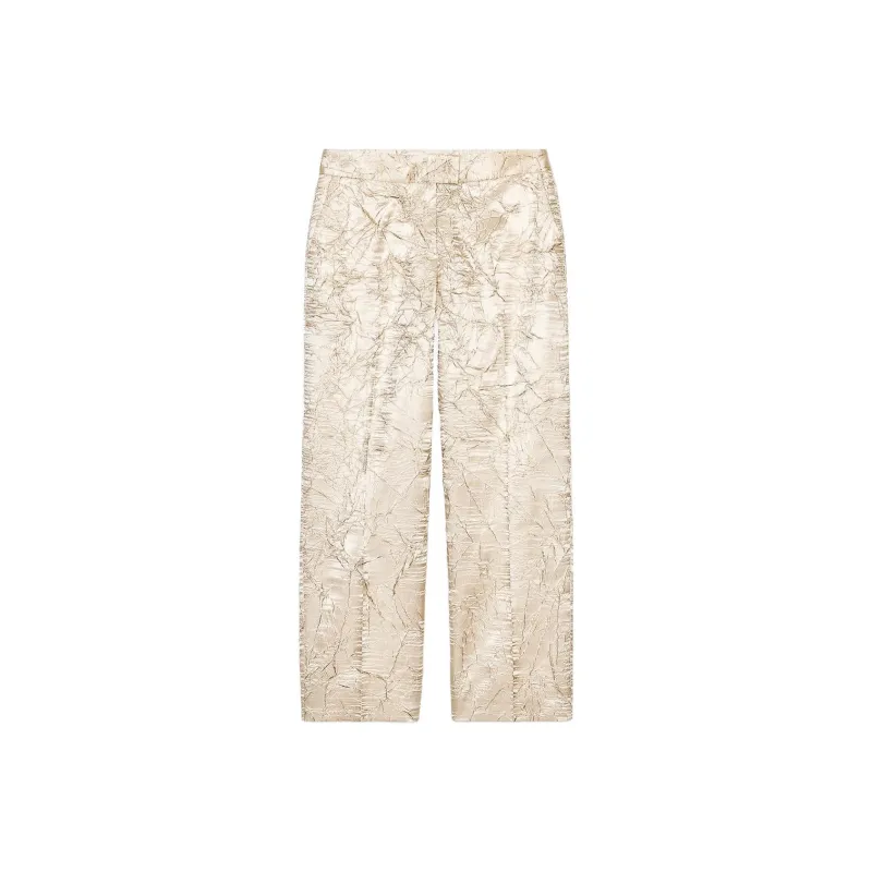 ZARA Casual Pants Women's Gold-0