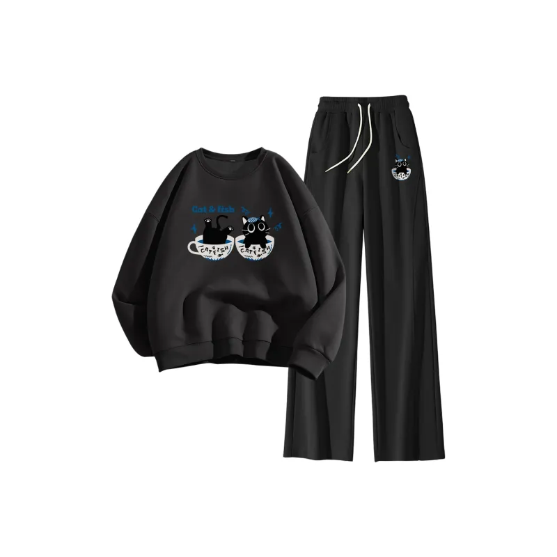 MINISO Sweatshirt Set Women's 2 Pack-0
