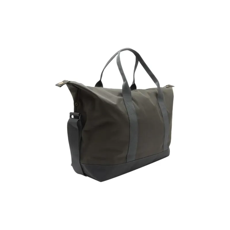 BARBOUR Polyester Travel Bag Men's Marine Blue & Green-1