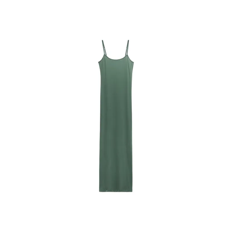 ZARA Slip Dresses Women's Light Green-0