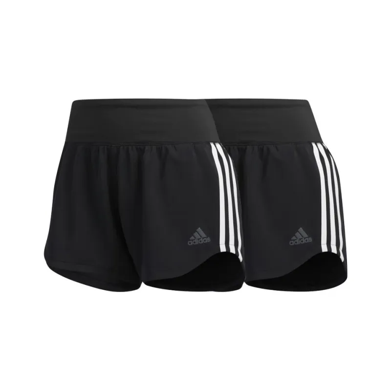 Adidas 3S WVN GYM SHRT Casual Shorts Women's 2 Pack Black-0