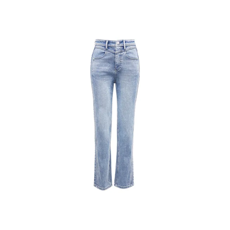 ONLY Straight Fit Ankle-Length Pants Jeans Women's-5