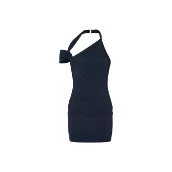 Nike x Jacquemus Collaboration SS24 Slip Dress Asia Version Women's Dark Blue Black