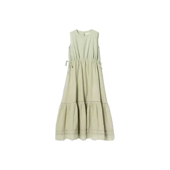Beams Sleeveless Dresses Women's Green