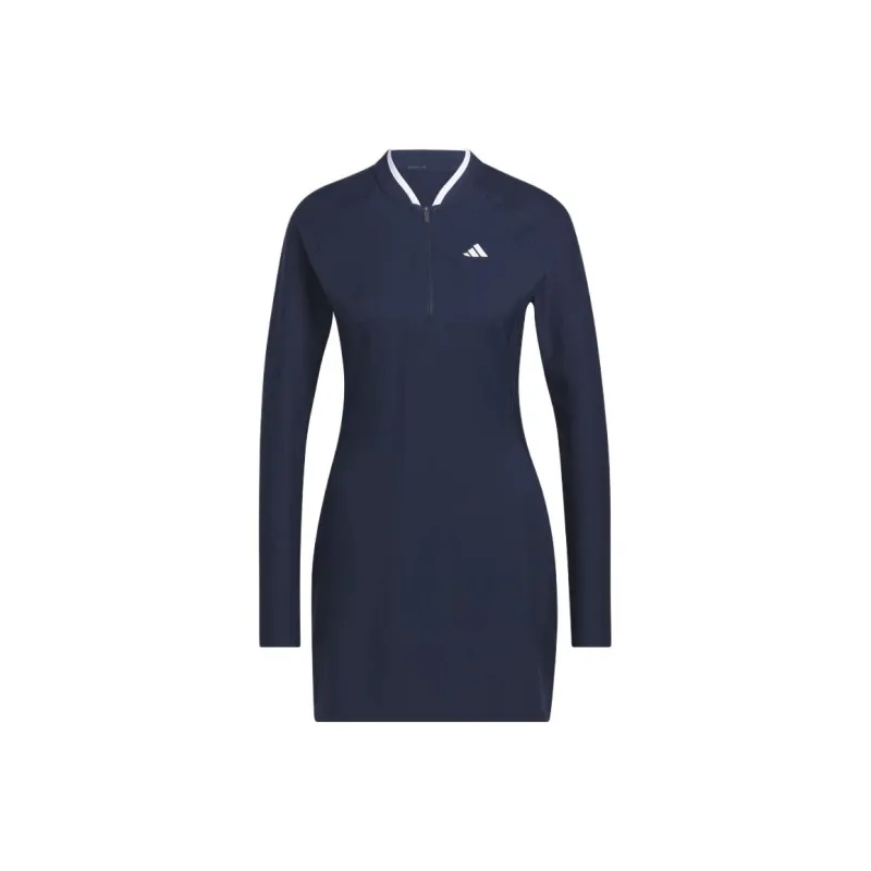 Adidas Long Sleeved Dresses Women's Dark Blue-0