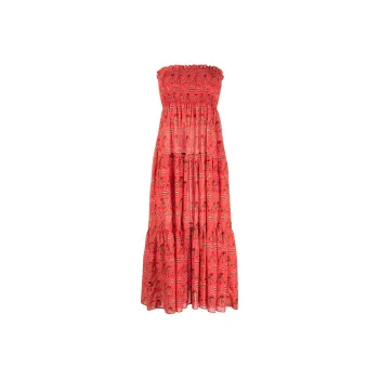 Ulla Johnson Lucca Graphic-print Dress