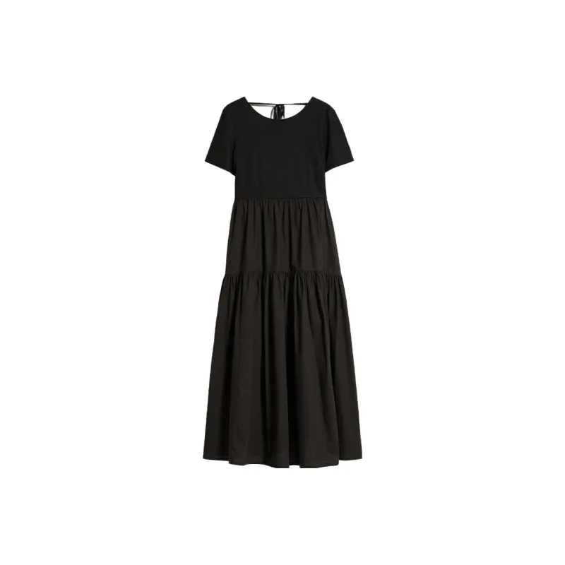 WEEKEND MaxMara Short Sleeved Dresses Women's Black-0