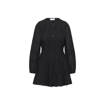 ARITZIA Little Moon Perissa Dress Long-Sleeved Dresses Women's Black