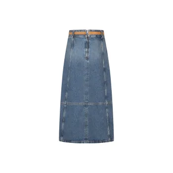 Tommy Hilfiger Denim Long Skirts Women's Blue