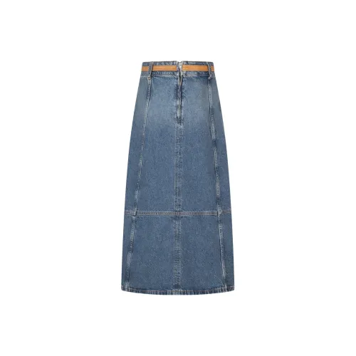 tommy high Hilfiger Denim Long Skirts Women's Blue