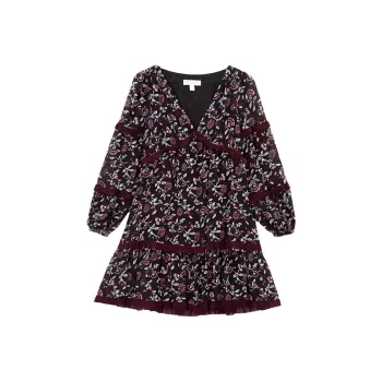 MICHAEL KORS FW24 Long Sleeved Dress Women's Multicolor