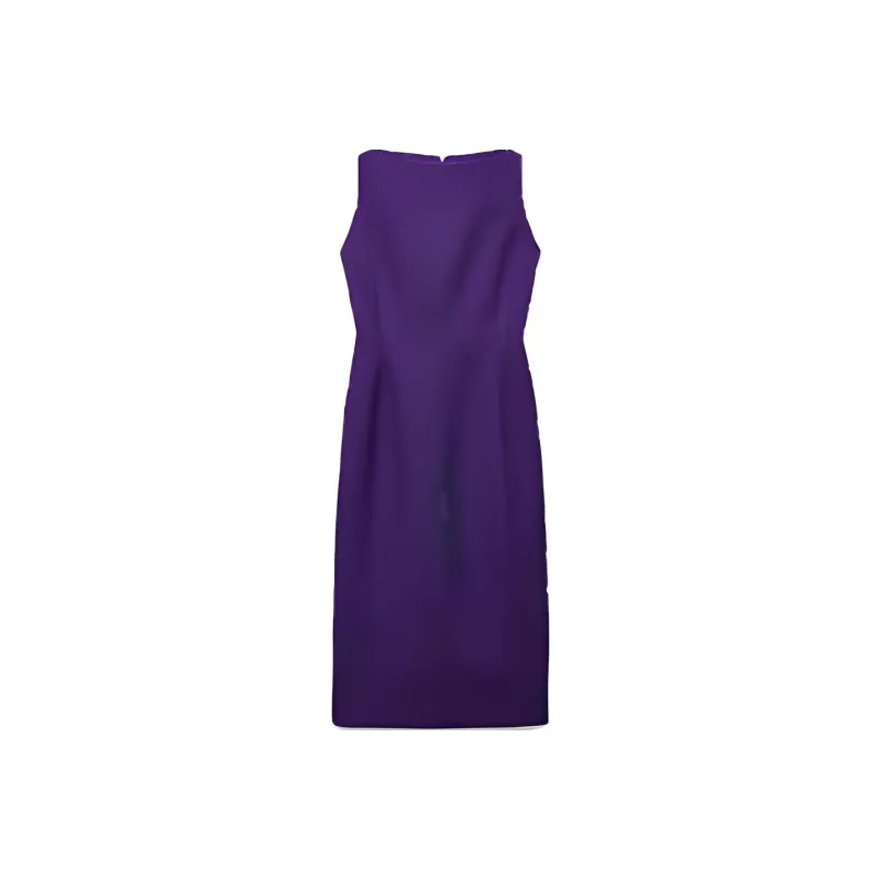 ZARA Sleeveless Dress Women's Purple-0