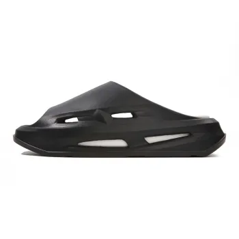 Thin Strips Slippers Men's, Black White
