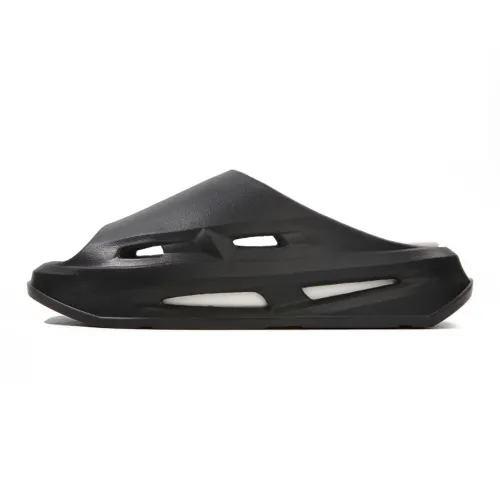 Thin Strips Slippers Men's, Black White