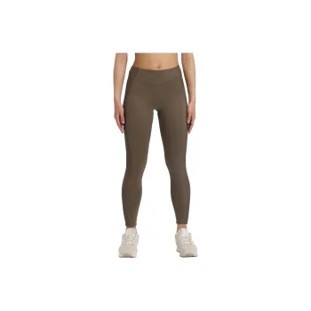 Reebok Yoga High-Waisted Performance Rib Leggings Leggings Women's Taupe