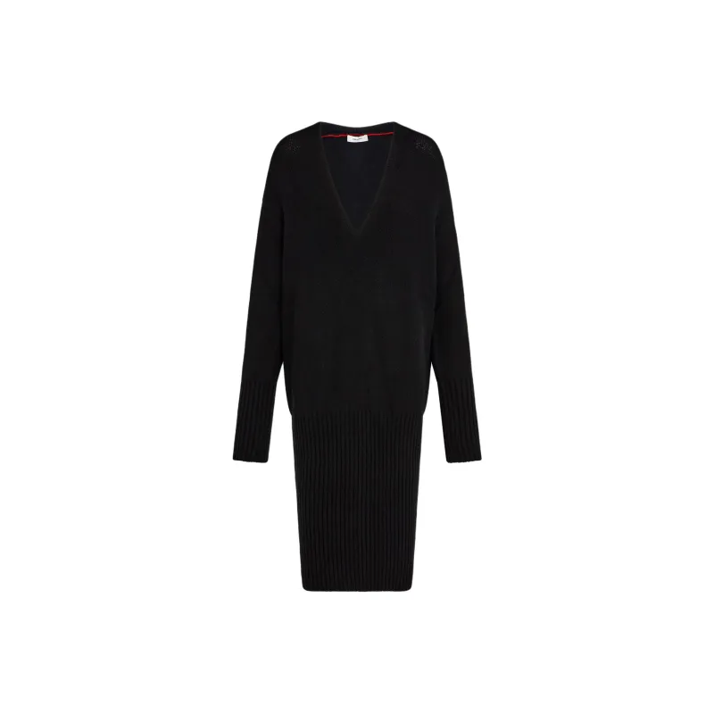 Ferragamo Knitted Midi Dress-0