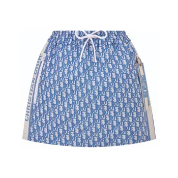DIOR Quarterly New Products SS22 Casual Short Skirts Women's Cornflower Blue