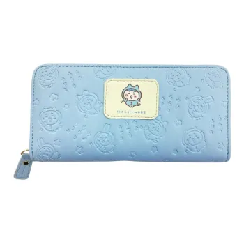 Chiikawa Synthetic Leather Wallet Women's Blue