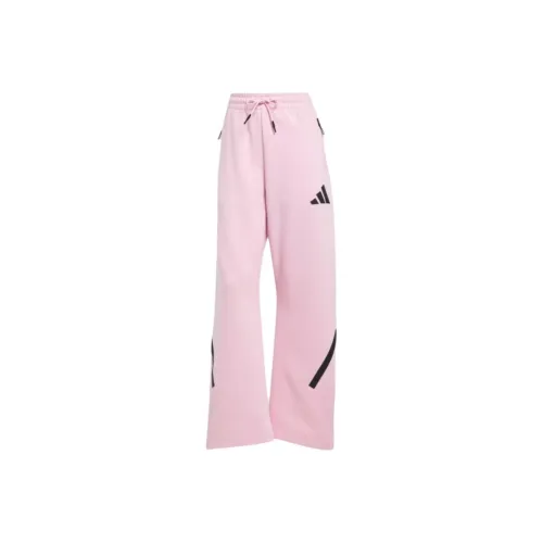 Adidas Women's Z.N.E. Barrel Tracksuit Bottoms True Pink