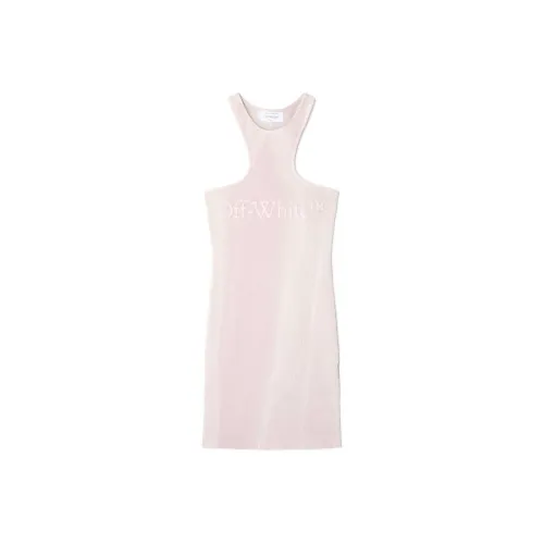 OFF WHITE Laundry Rowing Ribbed Minidress