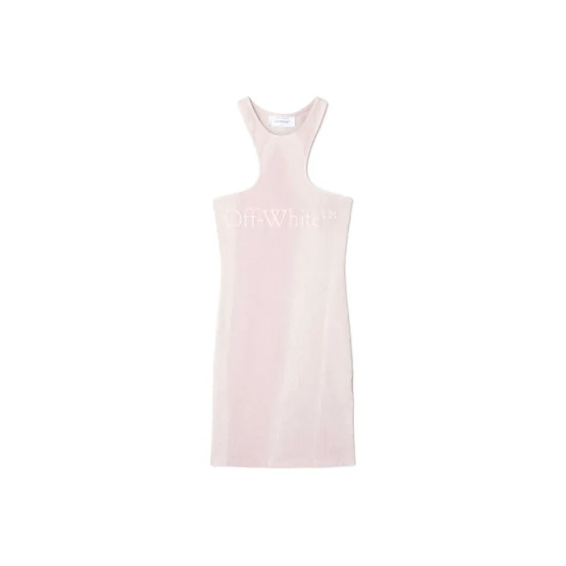 OFF WHITE Laundry Rowing Ribbed Minidress-0
